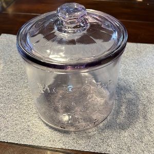 Vintage Mi Lola Jar Humidor Glass 1920s